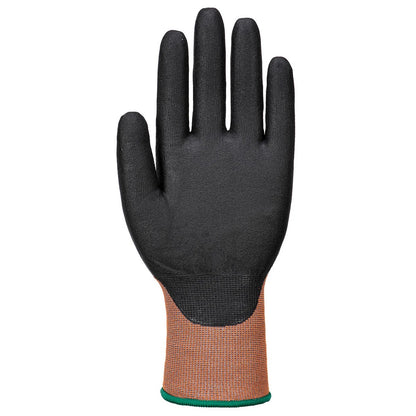 Grey-Black - Back - Portwest Unisex Adult CT21 - CT Cut C Nitrile Gloves