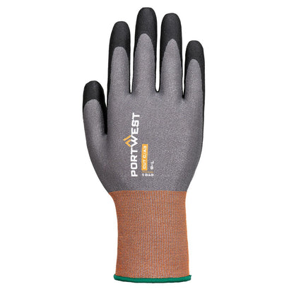 Grey-Black - Front - Portwest Unisex Adult CT21 - CT Cut C Nitrile Gloves