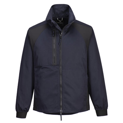 Deep Navy-Black - Front - Portwest Mens WX2 Stretch Work Jacket