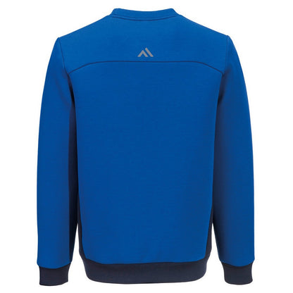 Navy - Back - Portwest Mens Tech Sport Sweatshirt