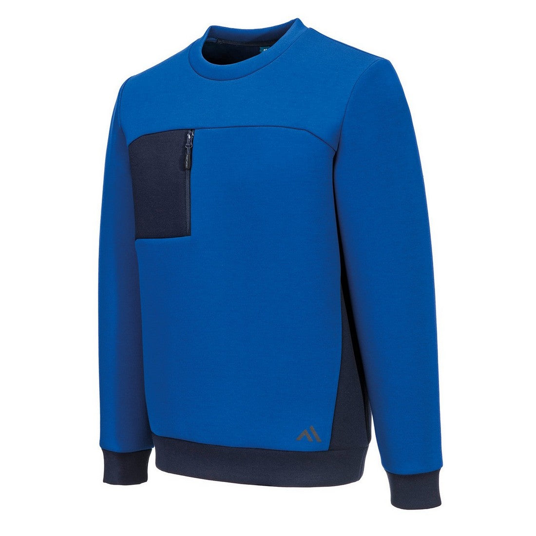 Navy - Side - Portwest Mens Tech Sport Sweatshirt