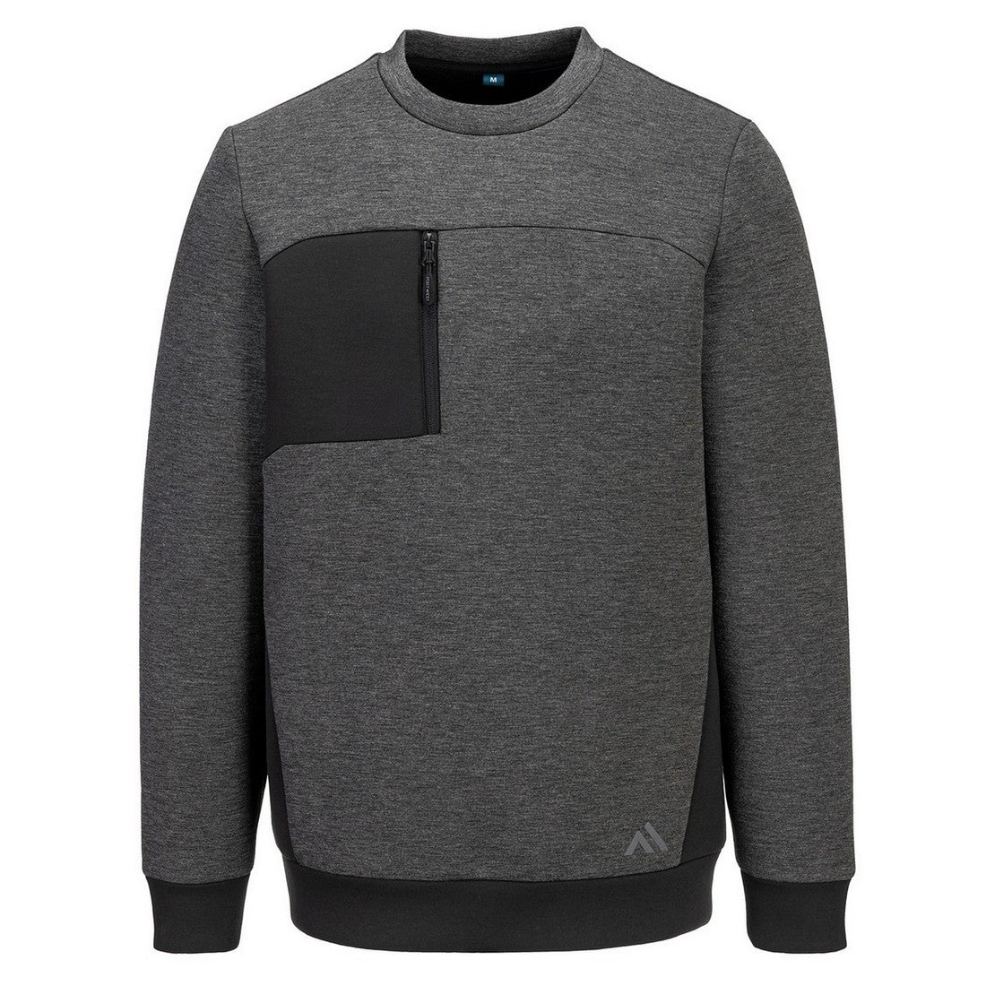Black - Front - Portwest Mens Tech Sport Sweatshirt