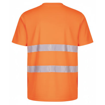 Orange - Back - Portwest Mens Eco Hi-Vis T-Shirt