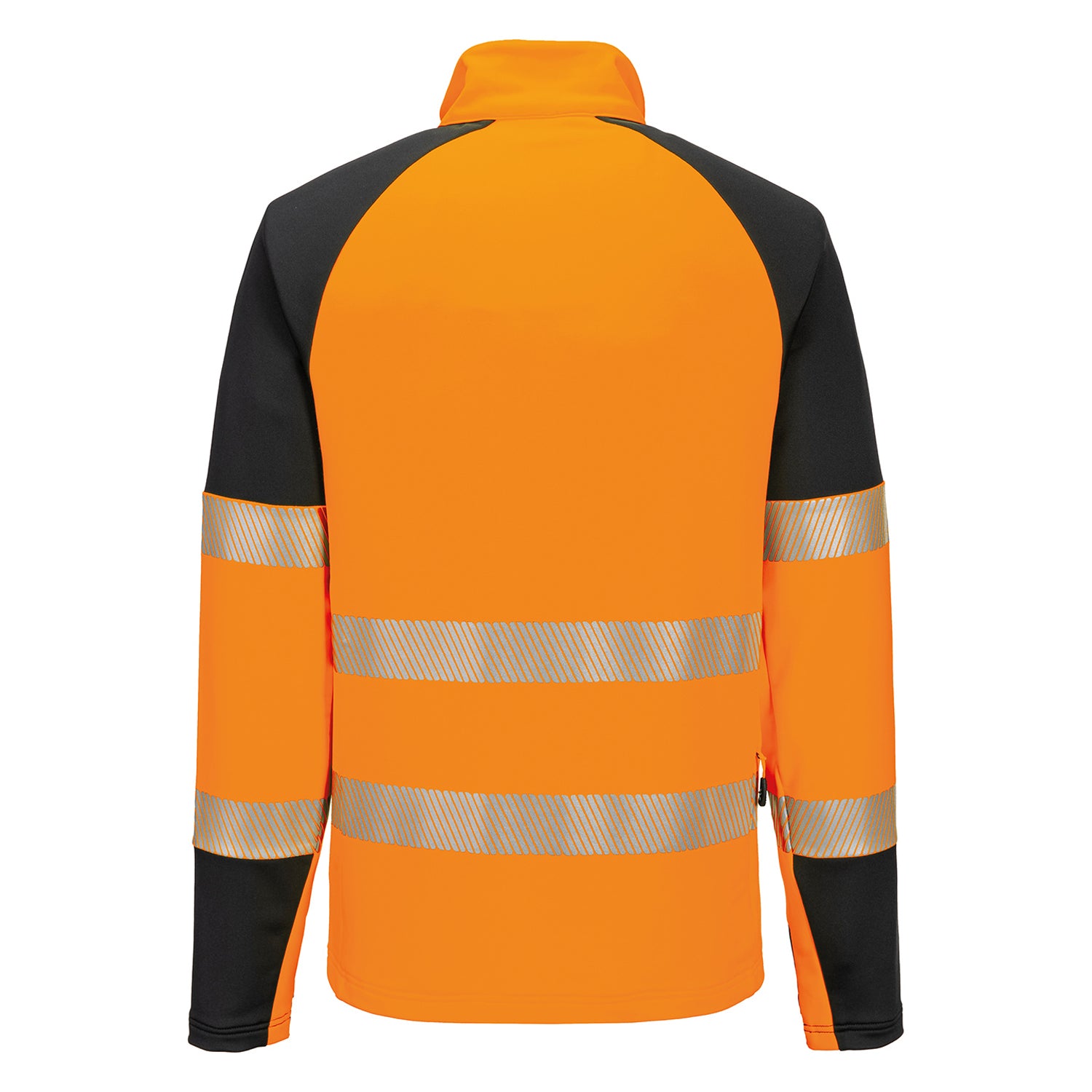 Orange-Black - Back - Portwest Mens T172 High-Vis Sweatshirt