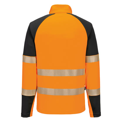 Orange-Black - Back - Portwest Mens T172 High-Vis Sweatshirt