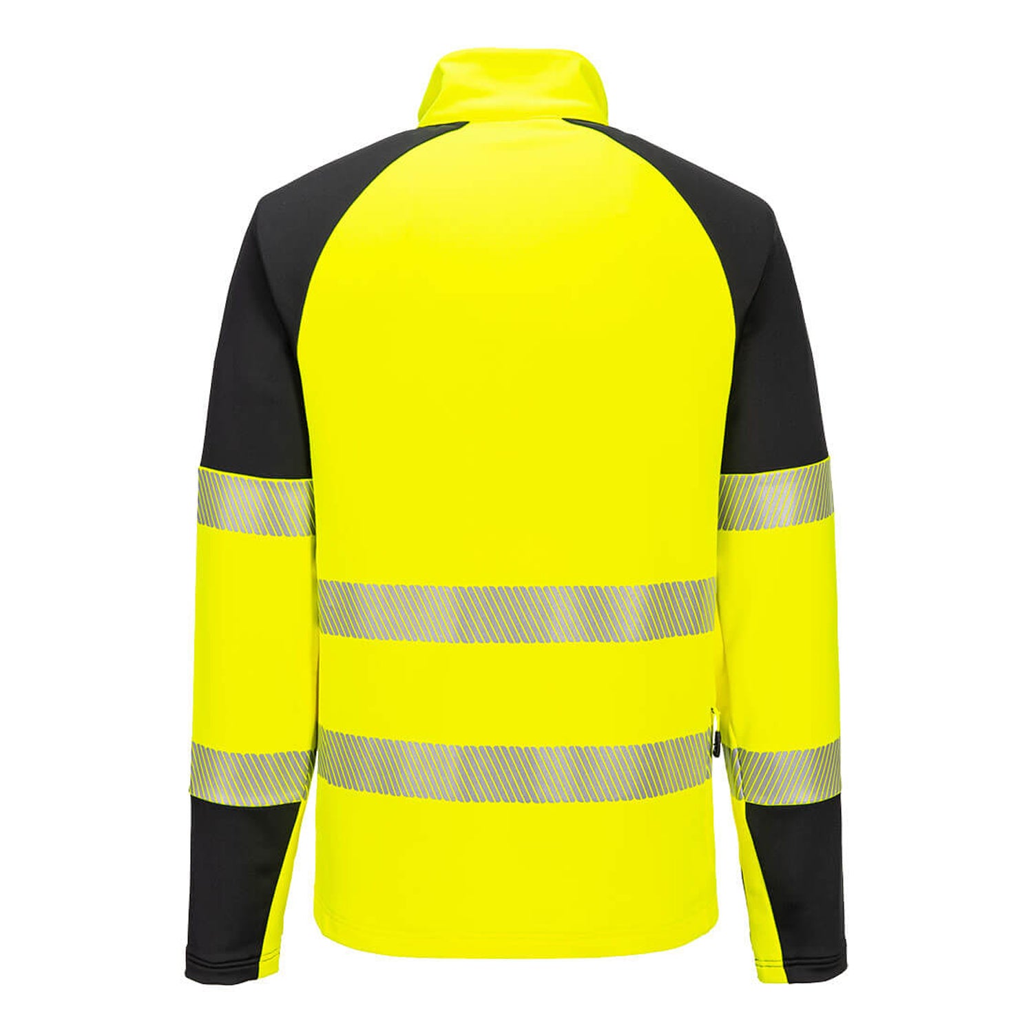 Yellow-Black - Back - Portwest Mens T172 High-Vis Sweatshirt