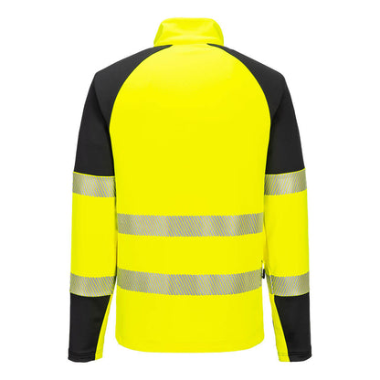 Yellow-Black - Back - Portwest Mens T172 High-Vis Sweatshirt