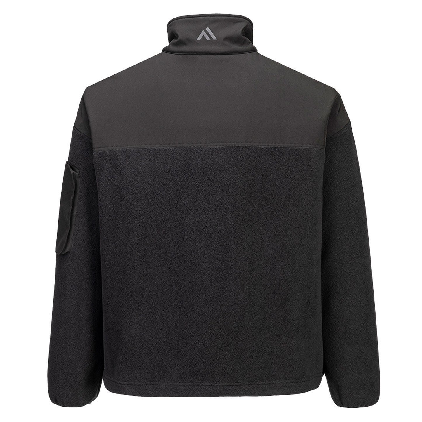 Black - Back - Portwest Mens KX3 Half Zip Sport Fleece Jacket