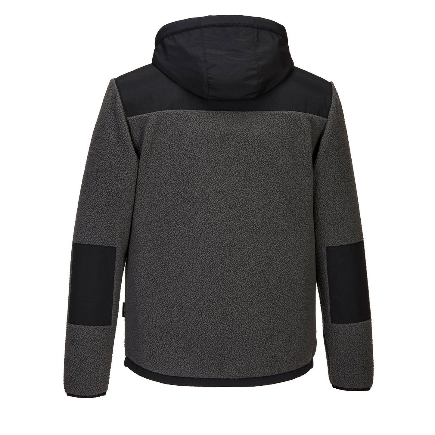Black-Grey - Back - Portwest Mens KX3 Borg Fleece Fleece Jacket