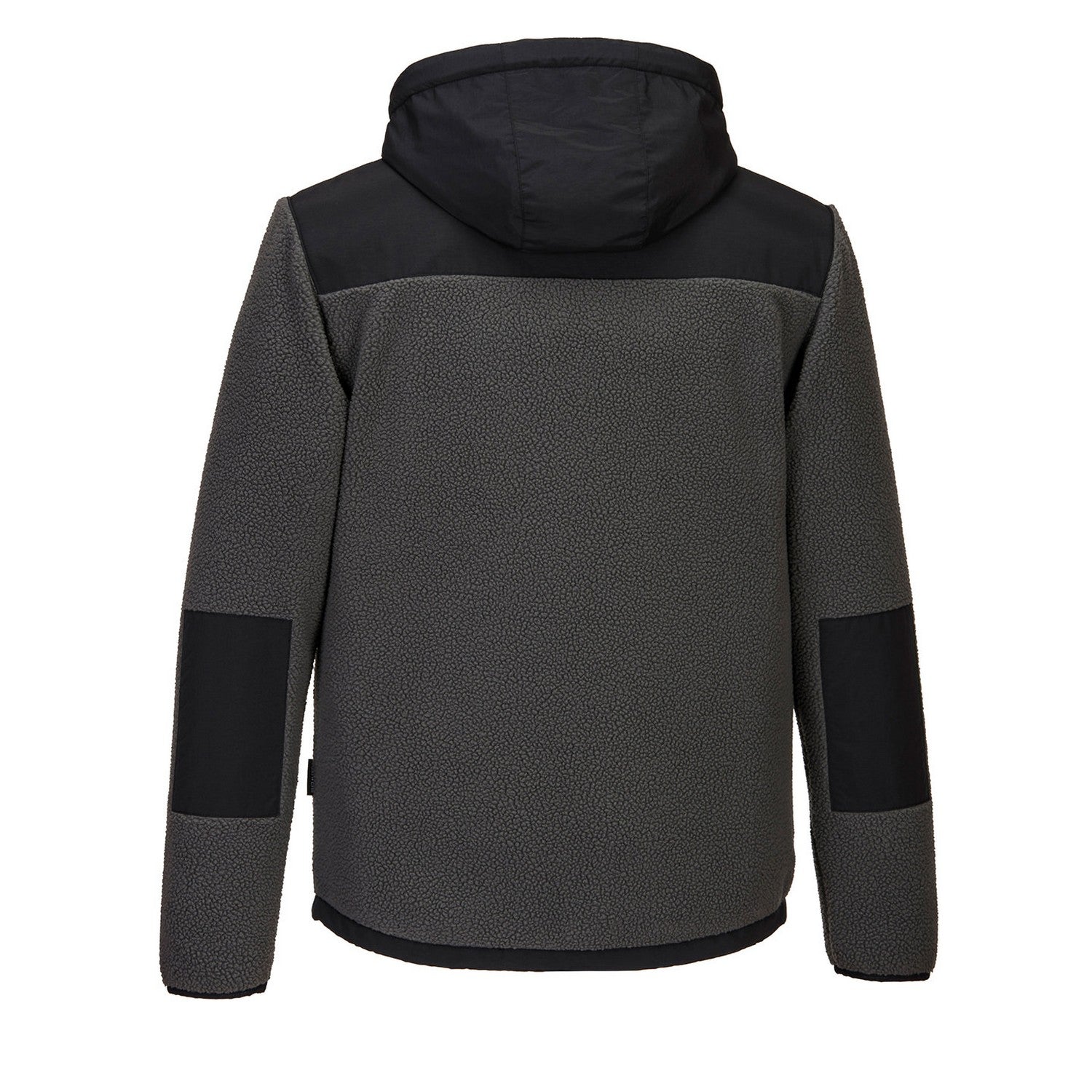 Black-Grey - Back - Portwest Mens KX3 Borg Fleece Fleece Jacket