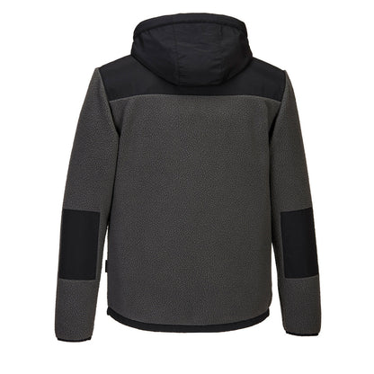 Black-Grey - Back - Portwest Mens KX3 Borg Fleece Fleece Jacket