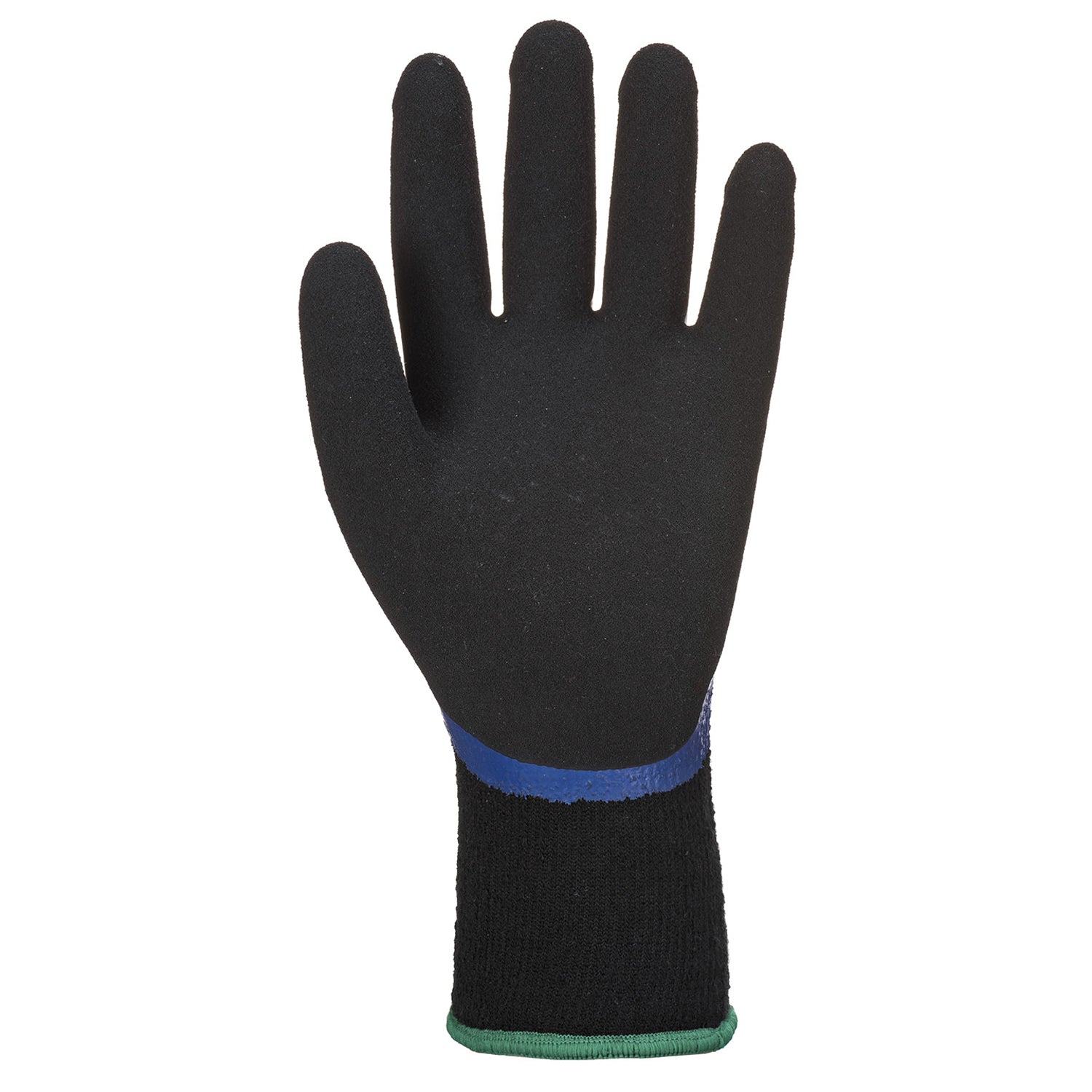 Blue-Black - Back - Portwest AP01 Latex Gloves