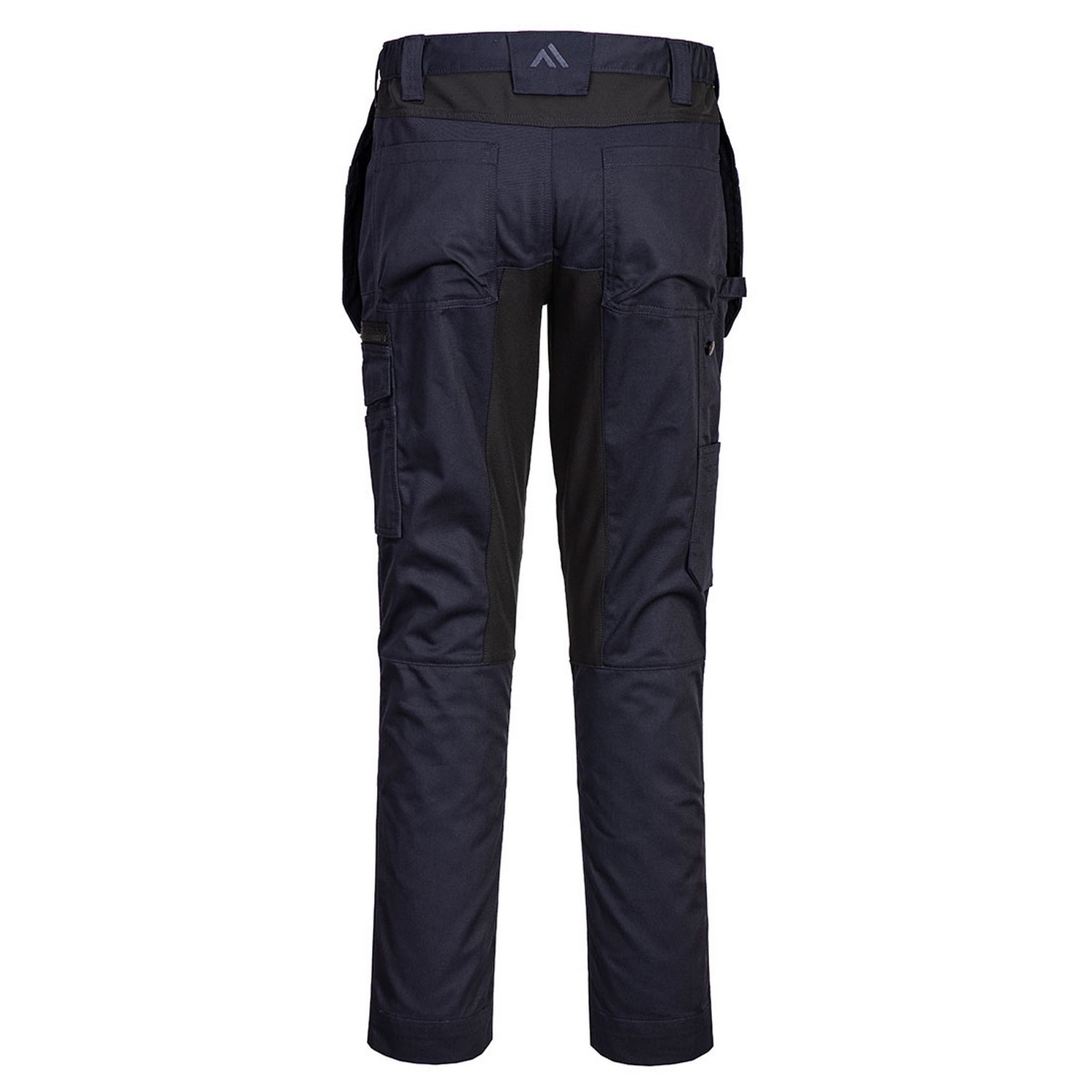 Deep Navy - Back - Portwest Mens Stretch Holster Pocket Slim Work Trousers
