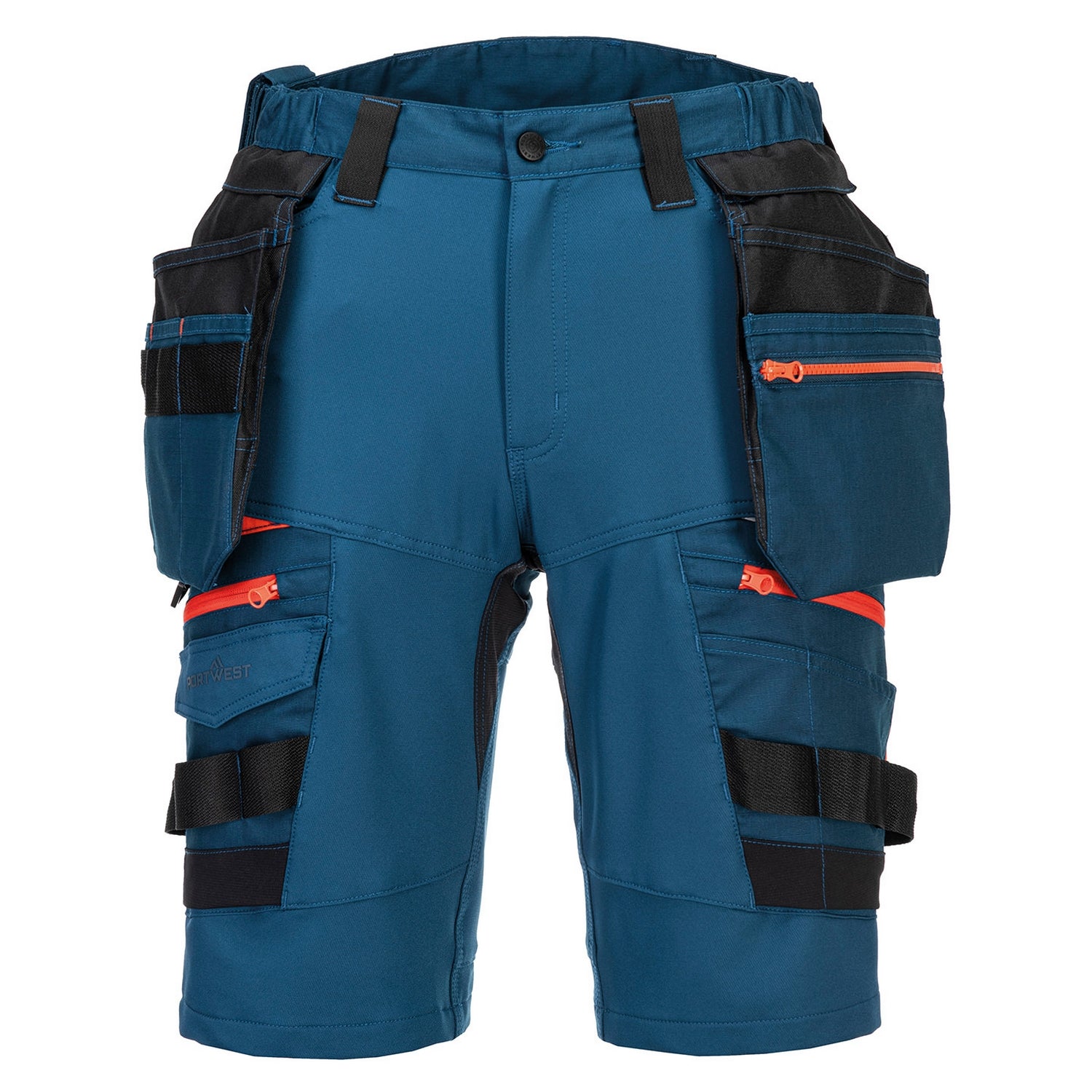 Metro Blue - Front - Portwest Mens DX444 Work Shorts
