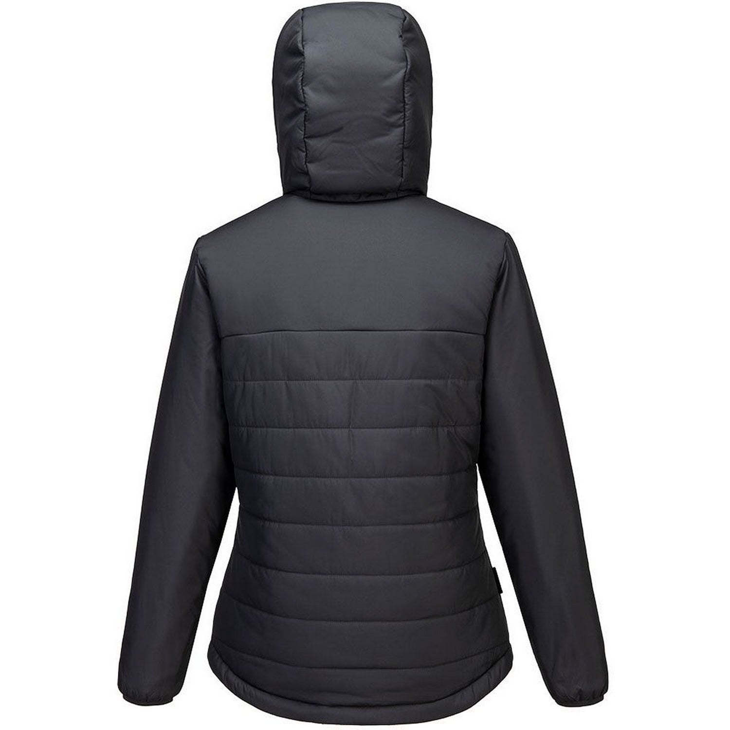 Grey - Back - Portwest Womens-Ladies Professional Insulated Padded Jacket