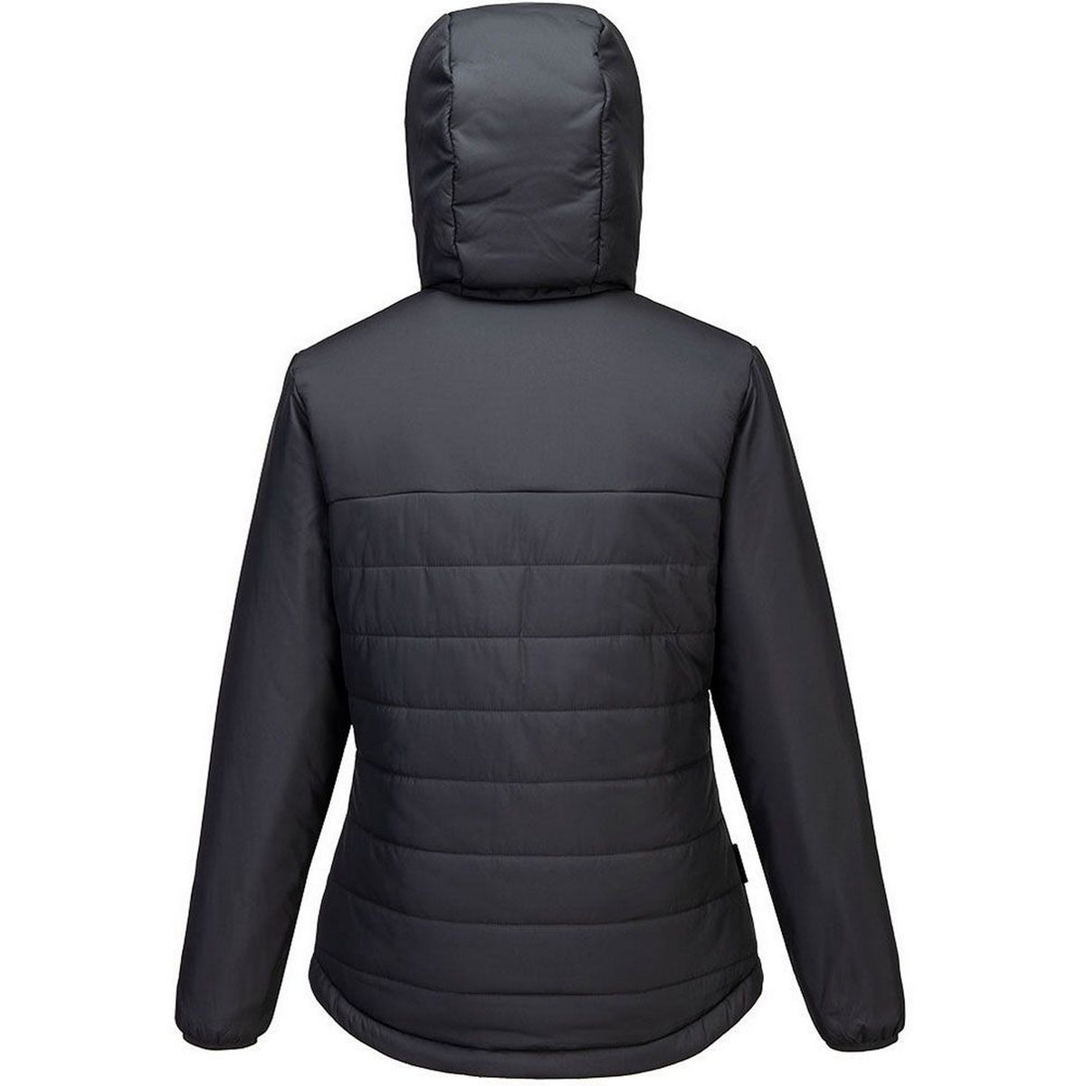 Grey - Back - Portwest Womens-Ladies Professional Insulated Padded Jacket
