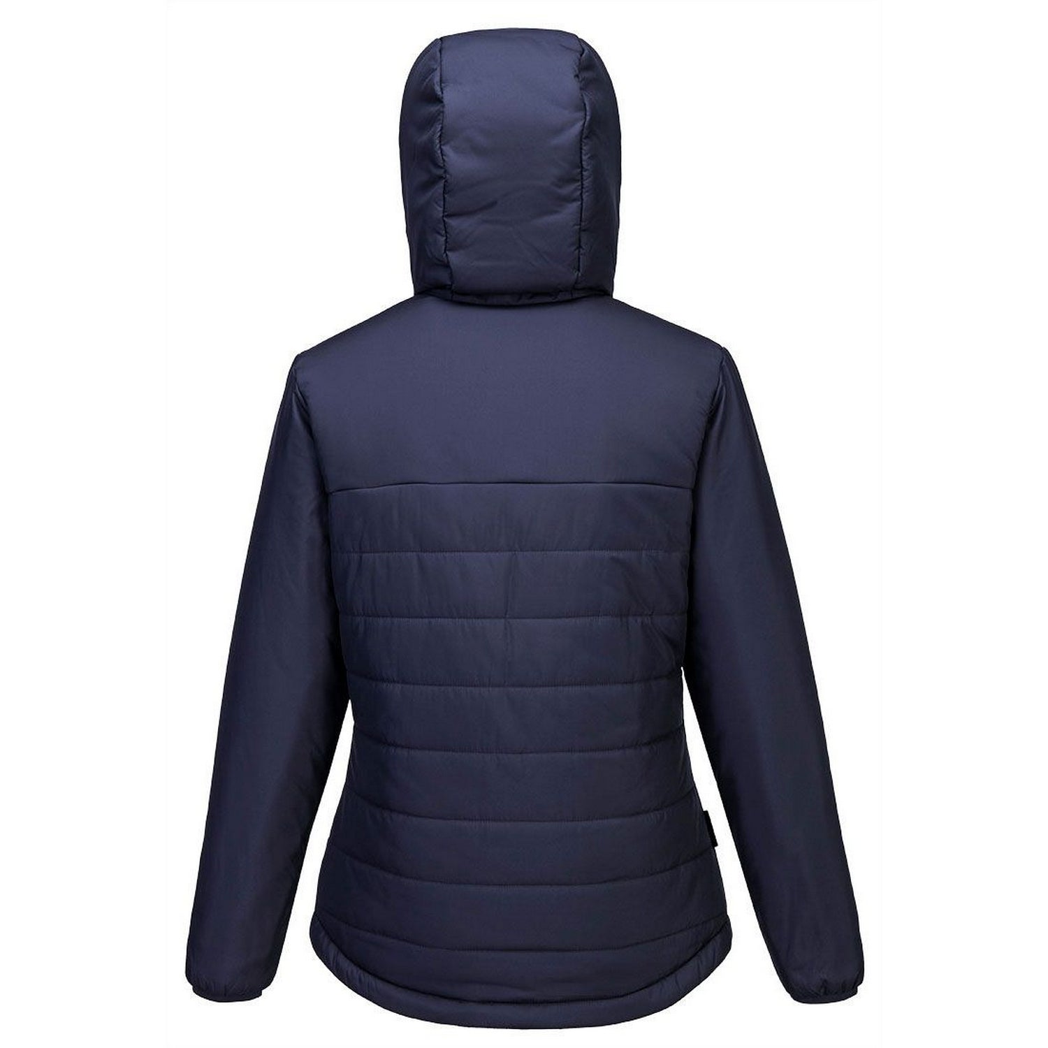 Navy - Back - Portwest Womens-Ladies Professional Insulated Padded Jacket