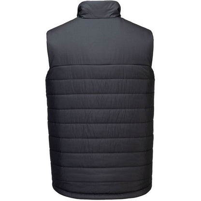Grey - Back - Portwest Womens-Ladies Professional Insulated Gilet