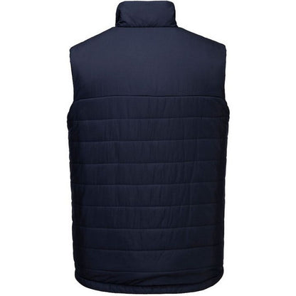 Navy - Back - Portwest Womens-Ladies Professional Insulated Gilet