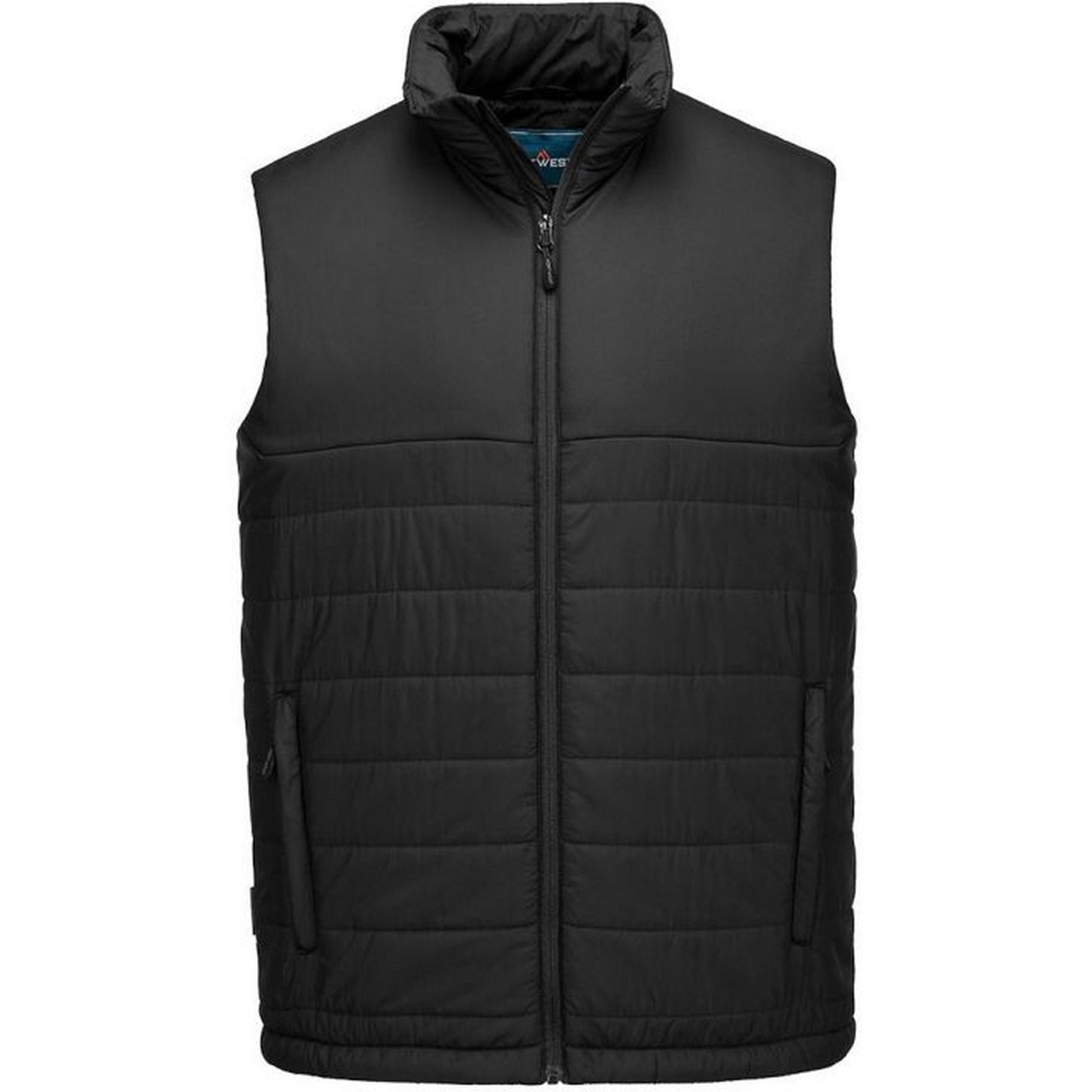 Black - Front - Portwest Womens-Ladies Professional Insulated Gilet