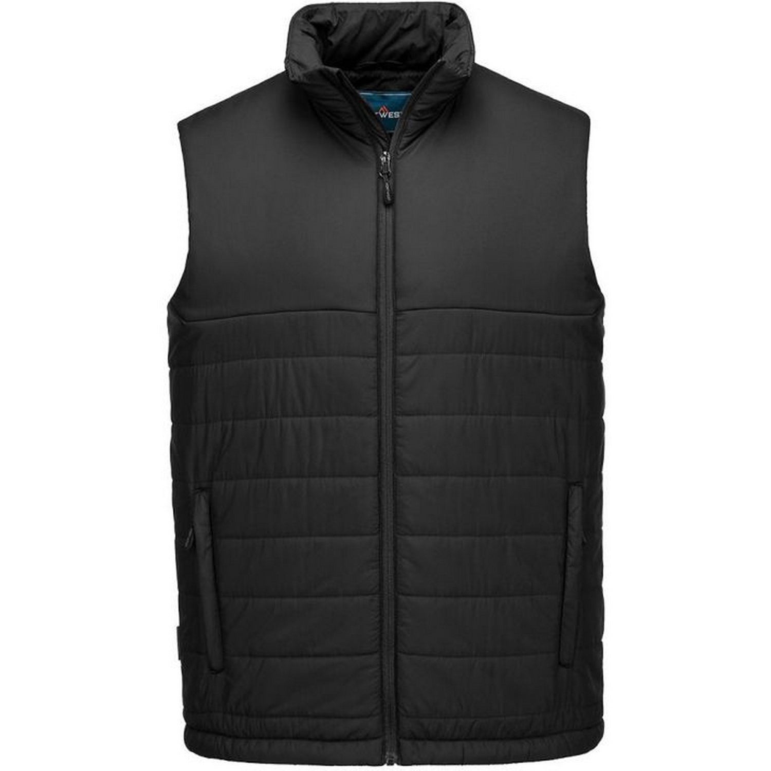 Black - Front - Portwest Womens-Ladies Professional Insulated Gilet