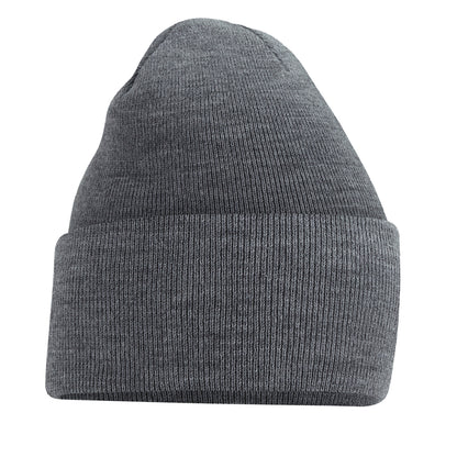 Granite - Front - Beechfield Cuffed Beanie