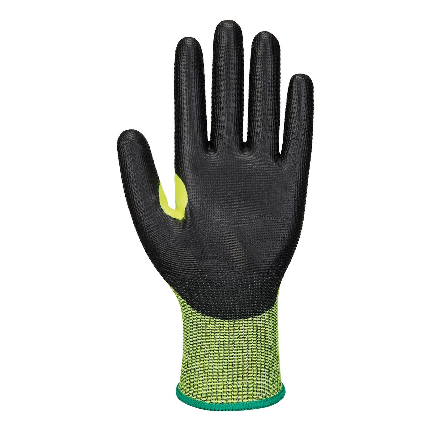 Black - Back - Portwest Unisex Adult A660 Polyurethane Cut Resistant Glove