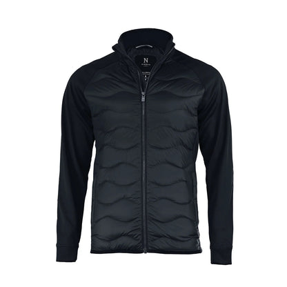 Black - Front - Nimbus Mens Stillwater Hybrid Down Jacket