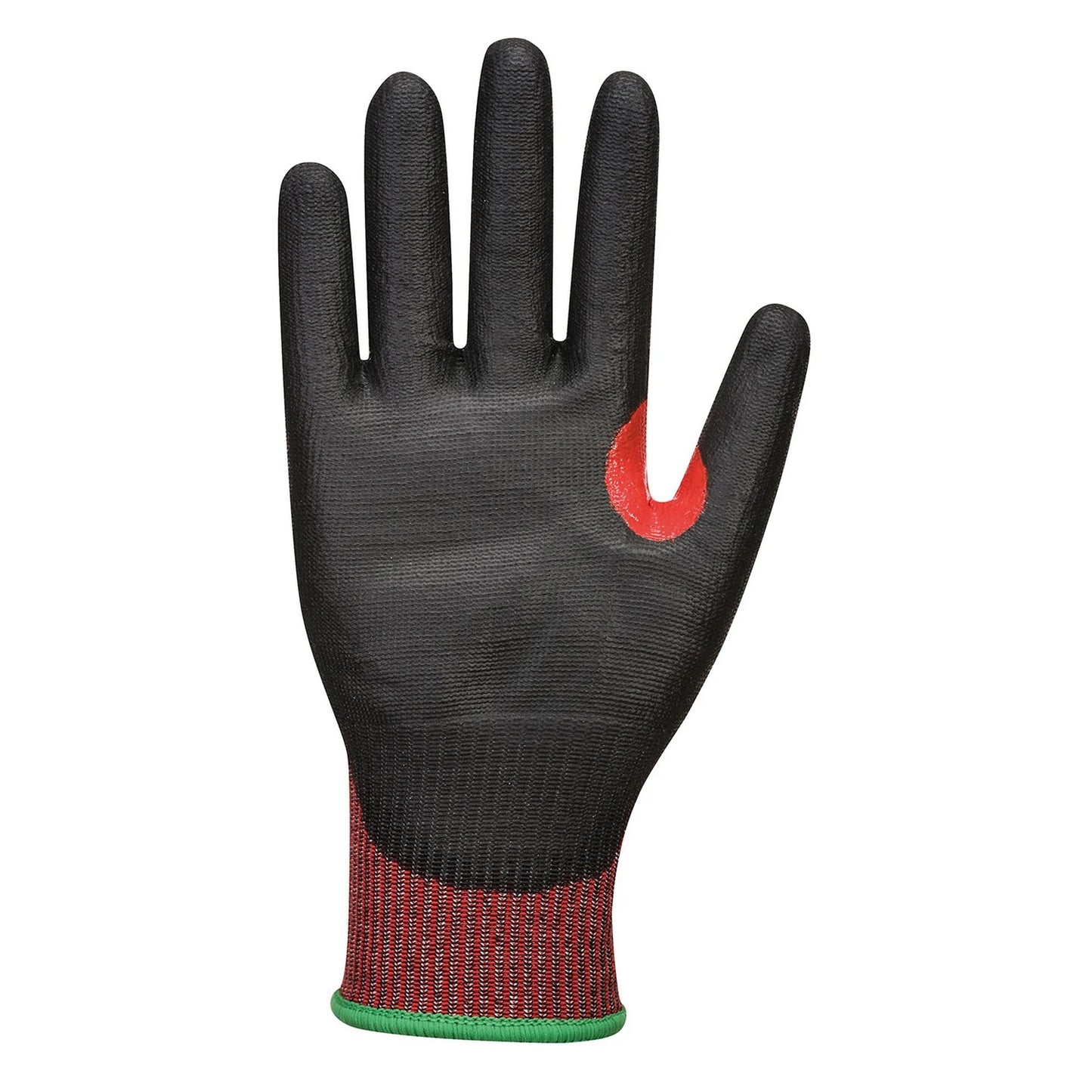 Black - Back - Portwest Unisex Adult A670 PU Gloves