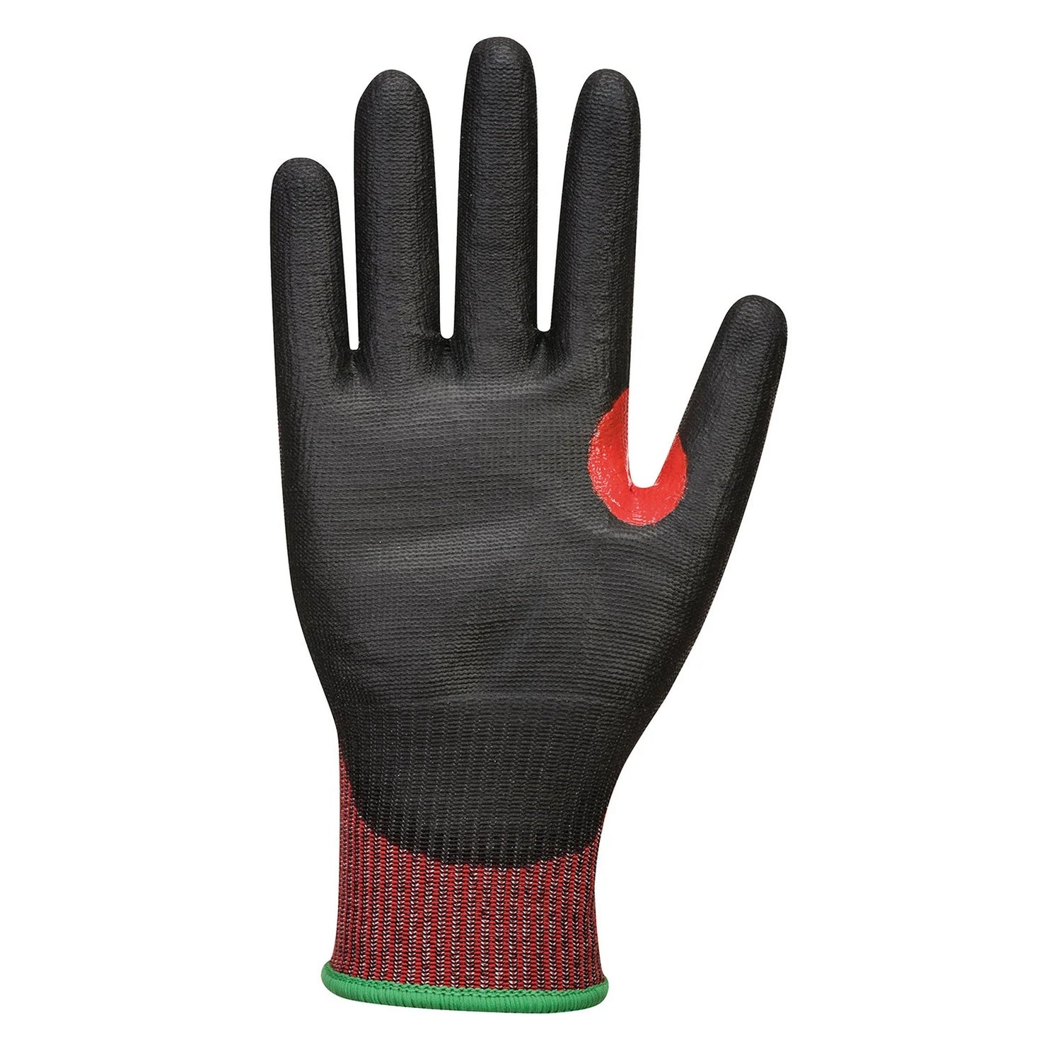 Black - Back - Portwest Unisex Adult A670 PU Gloves