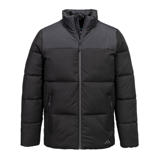 Black - Front - Portwest Mens KX3 Insulated Sport Padded Jacket