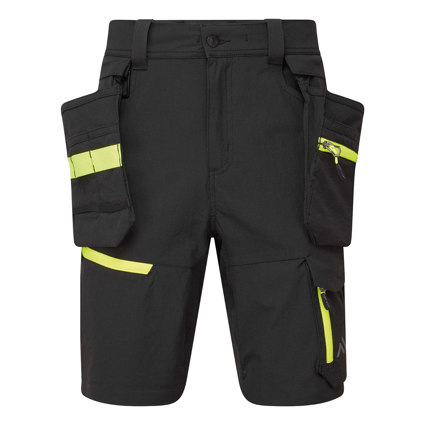 Black - Front - Portwest Mens EV4 Work Shorts