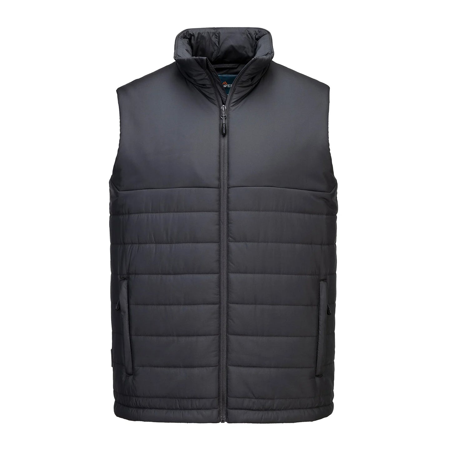 Grey - Front - Portwest Mens Professional Insulated Gilet