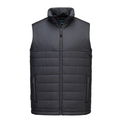 Grey - Front - Portwest Mens Professional Insulated Gilet