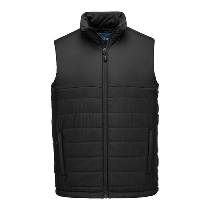 Black - Front - Portwest Mens Professional Insulated Gilet