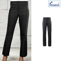 Black - Back - Premier Womens-Ladies Flat Front Hospitality - Catering - Bar - Trousers