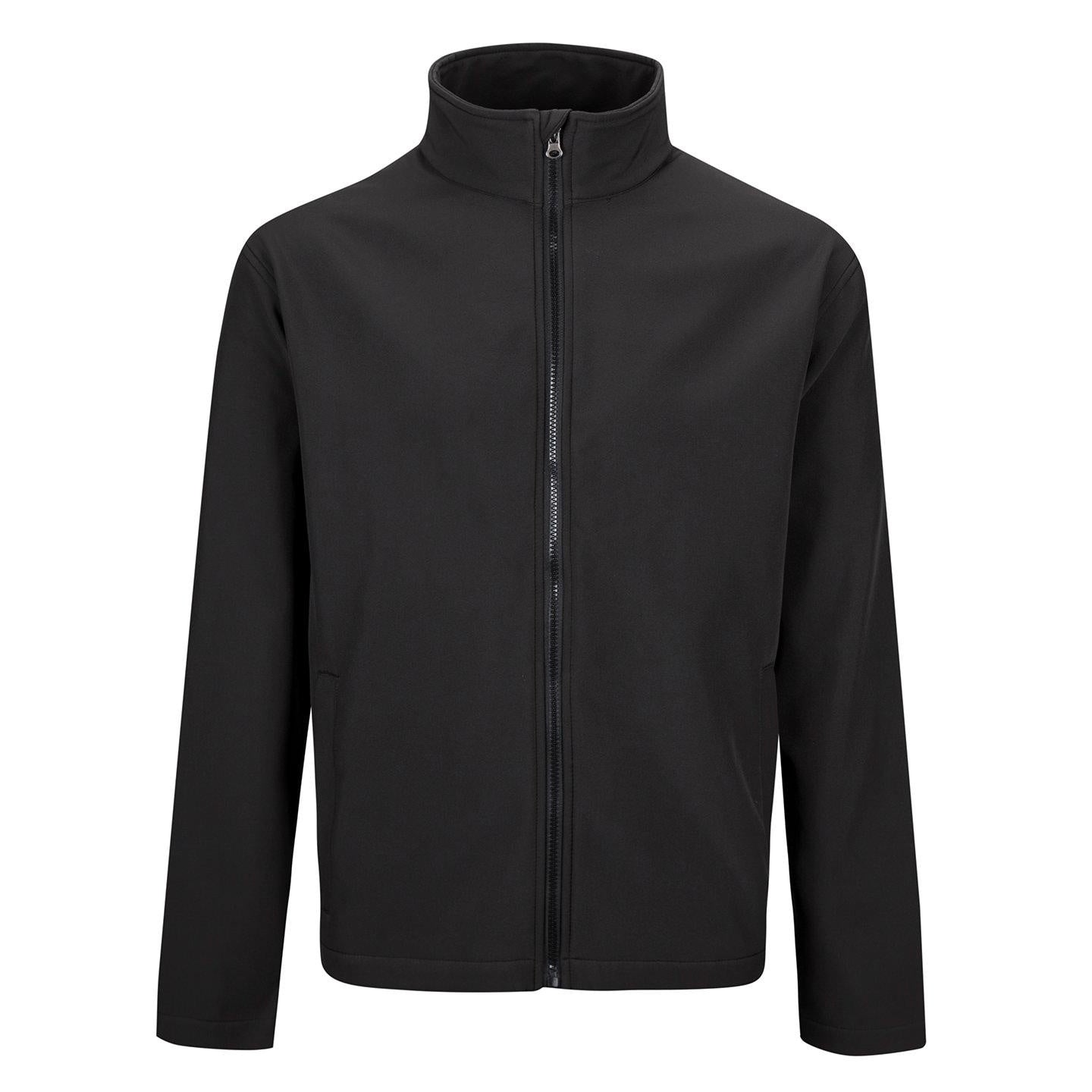 Black - Front - Portwest Unisex Adult Print and Promo Soft Shell Jacket