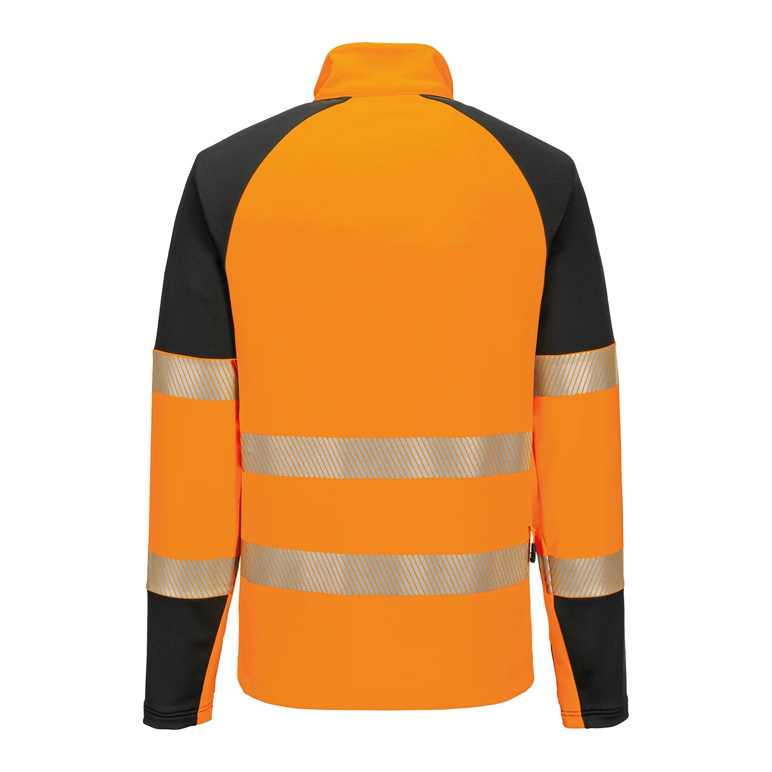 Orange-Black - Back - Portwest Mens Hi-Vis Safety Sweatshirt