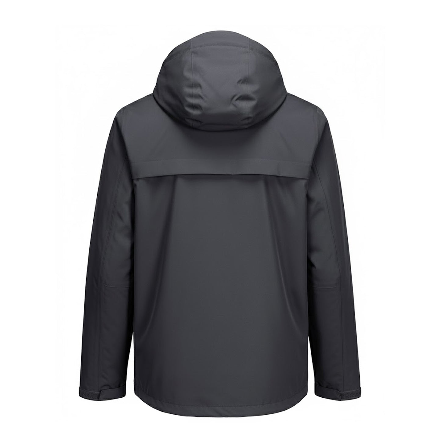Grey - Back - Portwest Mens Professional Waterproof Jacket
