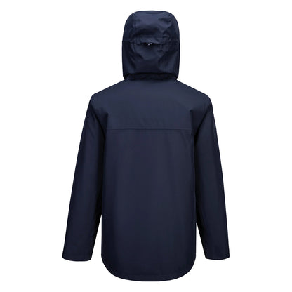 Navy - Back - Portwest Mens Professional Waterproof Jacket