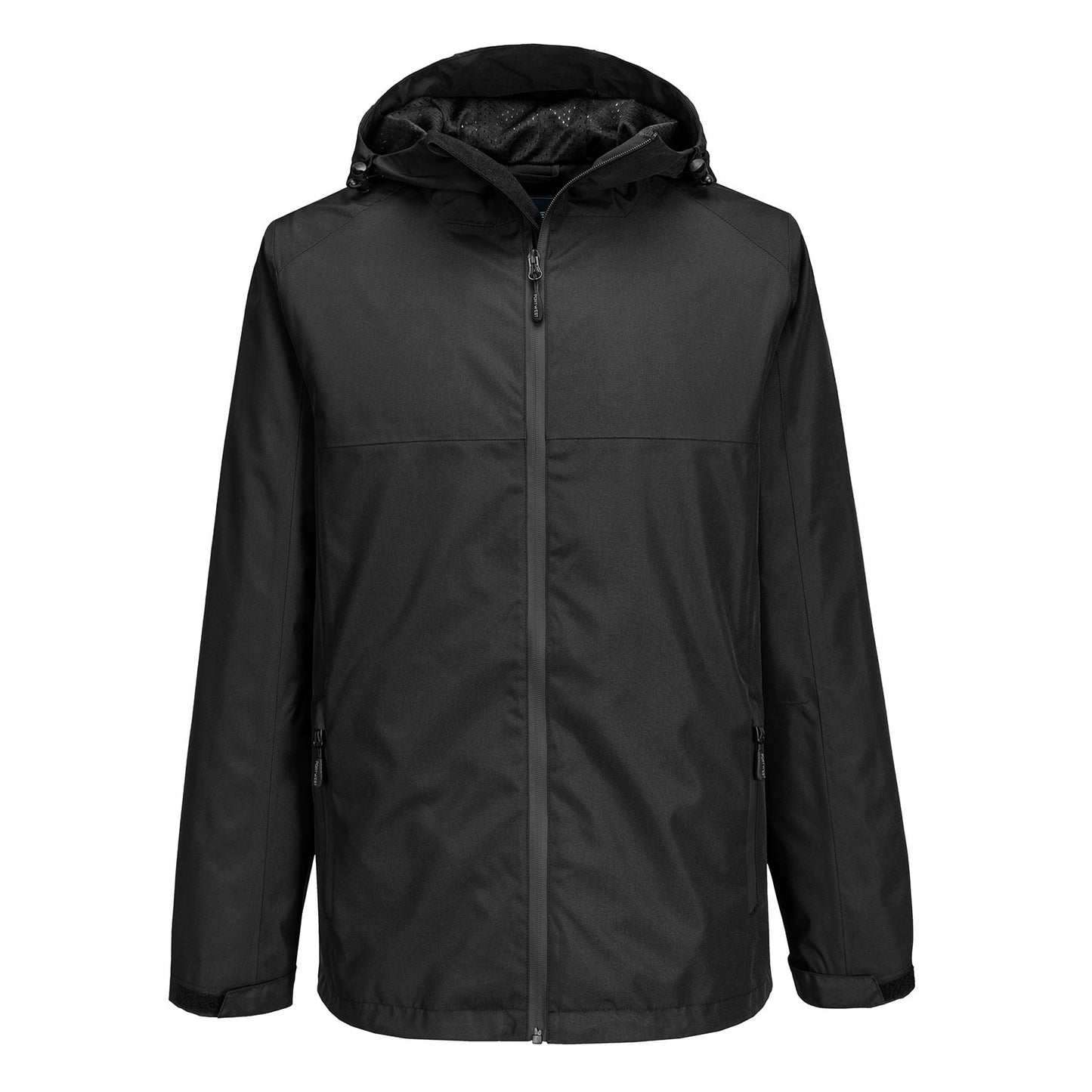 Black - Front - Portwest Mens Professional Waterproof Jacket