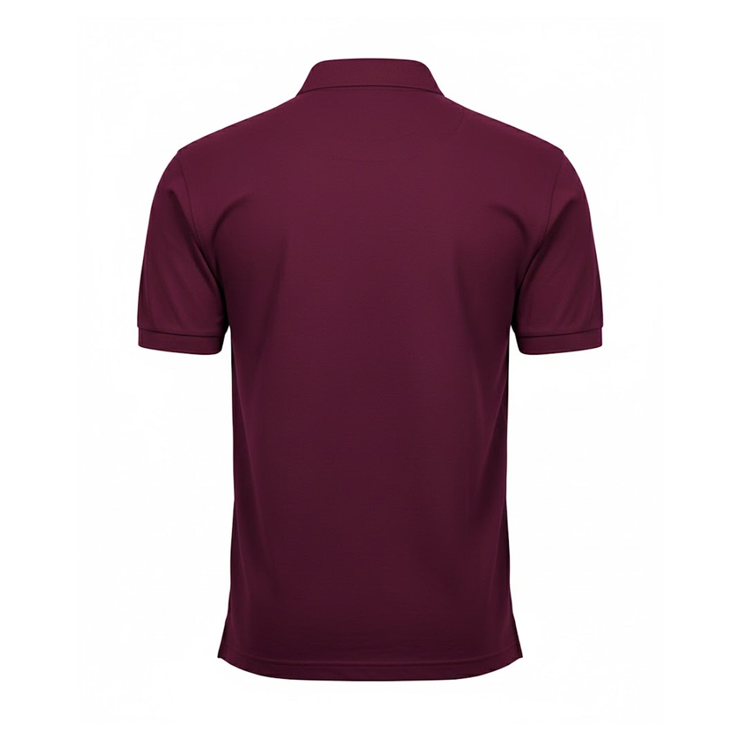 Wine - Back - Tee Jays Mens Stretch Polo Shirt