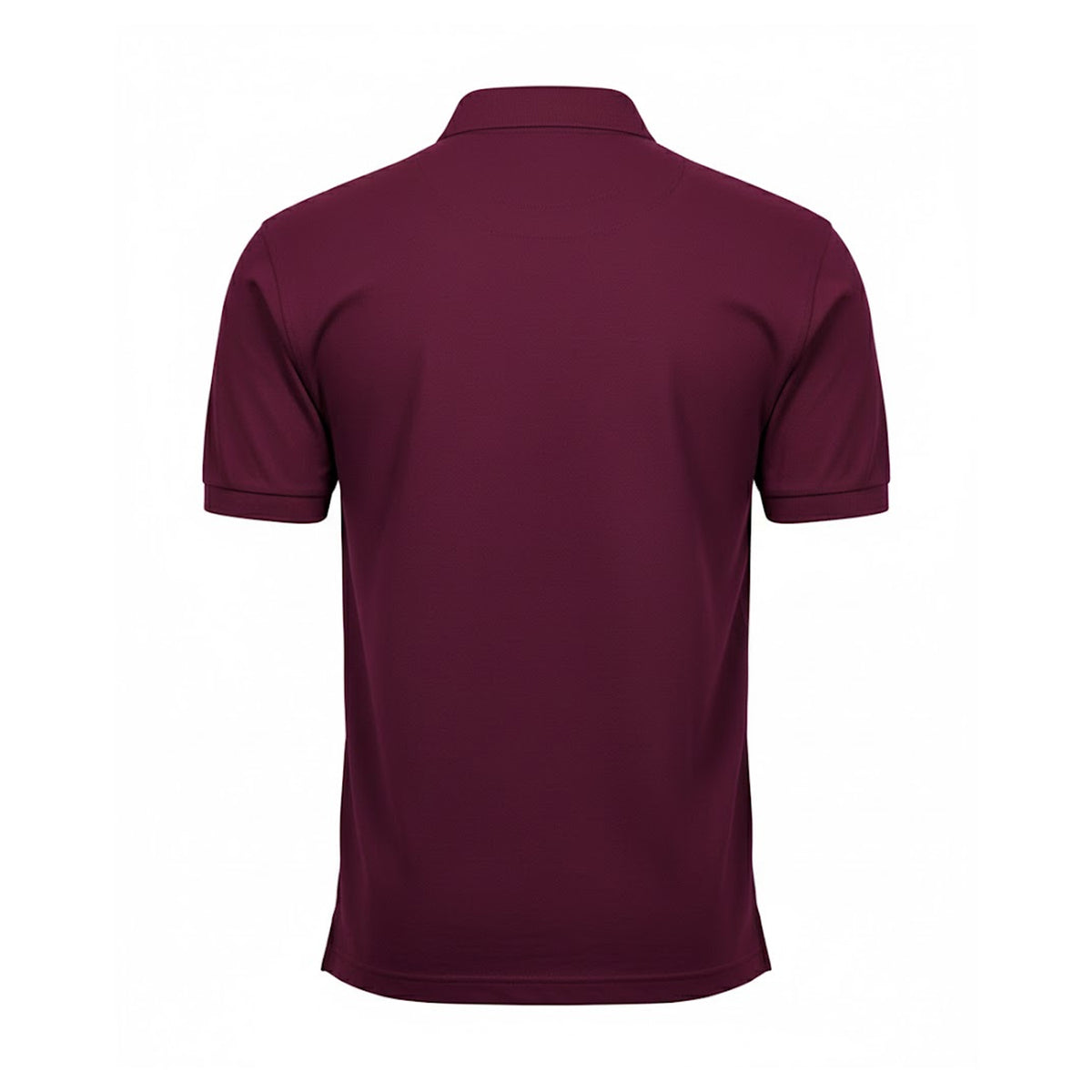 Wine - Back - Tee Jays Mens Stretch Polo Shirt