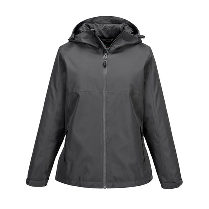 Grey - Front - Portwest Womens-Ladies Professional Waterproof Jacket