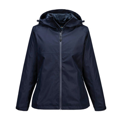 Navy - Front - Portwest Womens-Ladies Professional Waterproof Jacket