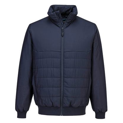 Navy - Front - Portwest Mens Professional Insulated Bomber Jacket