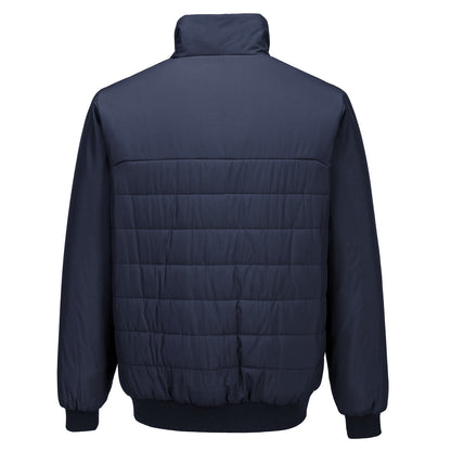 Navy - Back - Portwest Mens Professional Insulated Bomber Jacket