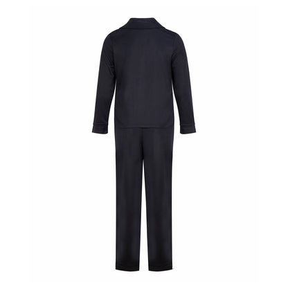 Black - Back - Towel City Womens-Ladies Supersoft Pyjama Set