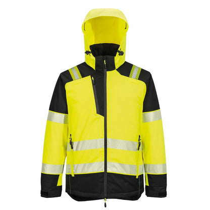Yellow-Black - Front - Portwest Mens Hi-Vis Winter Jacket