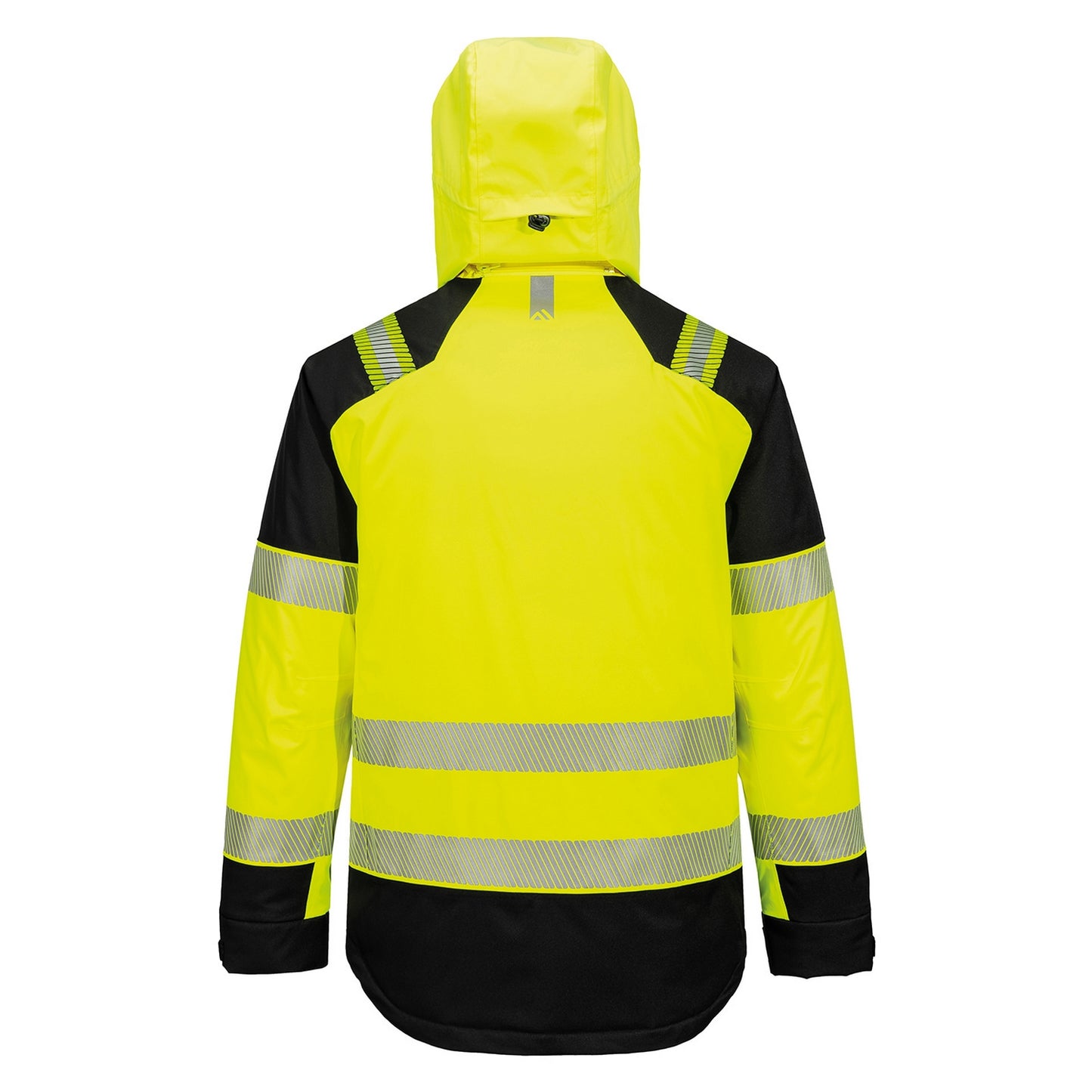 Yellow-Black - Back - Portwest Mens Hi-Vis Winter Jacket